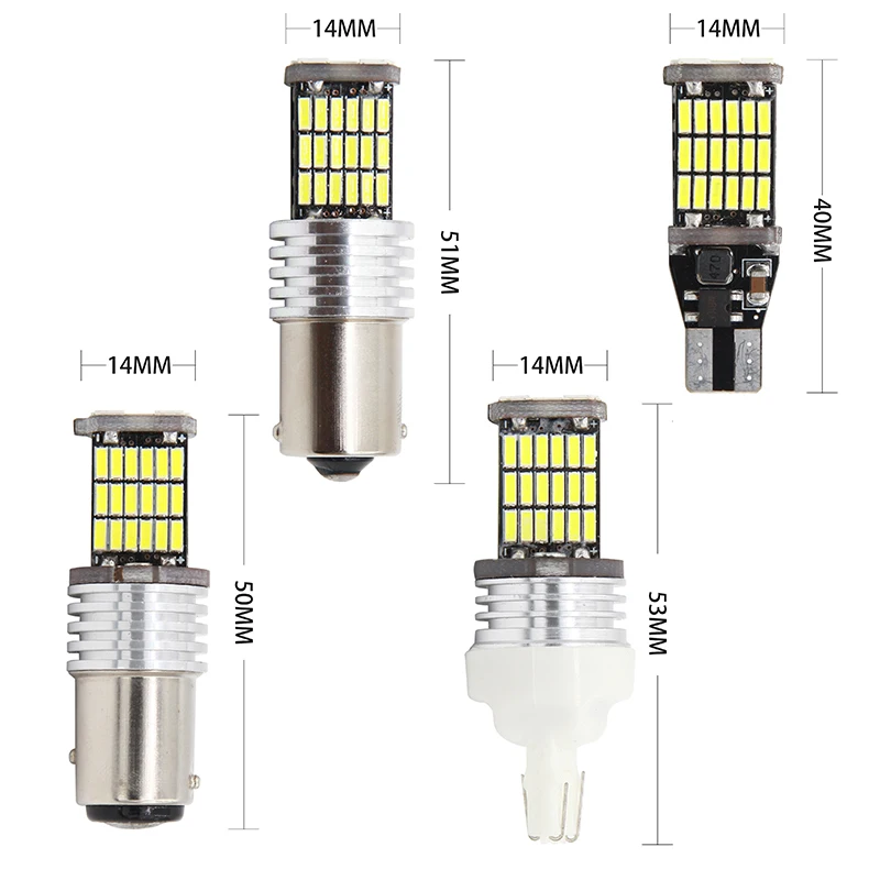 Автомобильный Стайлинг 18X 1157 BAy15D S25 3020 led 4014 45 SMD Led 1016 7528 двойной контакт высокий