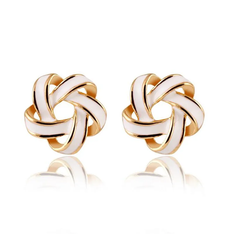 Модные серьги-цветы на заклепках для женщин Бринкос Пендиентес Бижу Инамель букле дорейль фемме Аксессуары Ювелирные изделия.