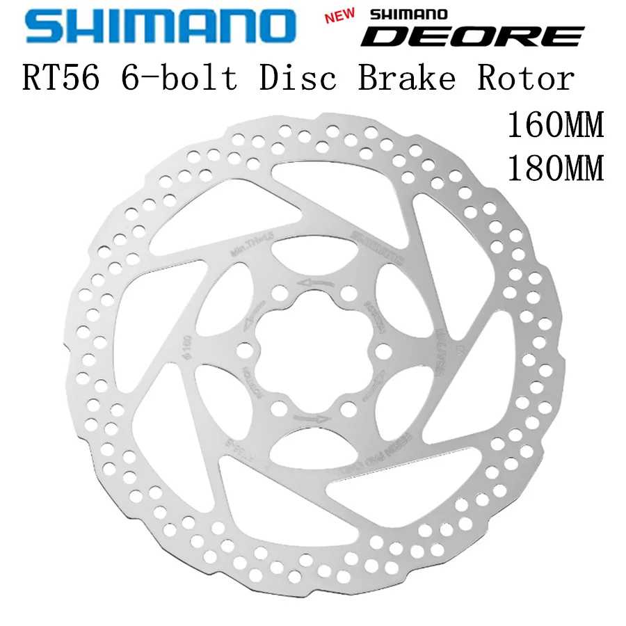 SHIMANO DEORE SM RT56 тормозной диск 6 Болт MTB велосипедный диск M610 RT56 M6000 тормозной диск 160 мм 180 мм MTB велосипед