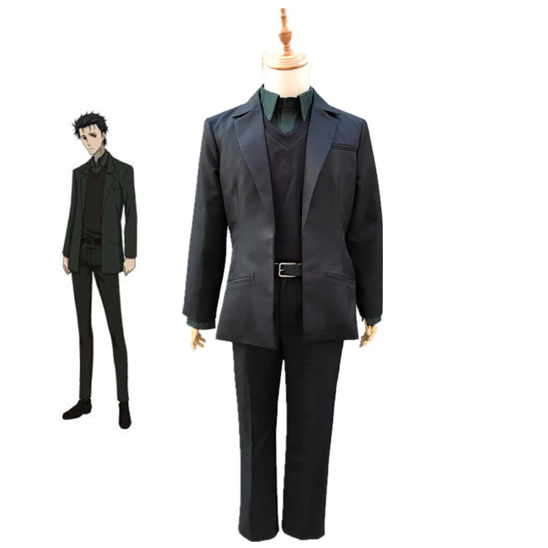 Аниме Steins Gate Rintaro 0 okab Косплей Костюм|Костюмы аниме| |