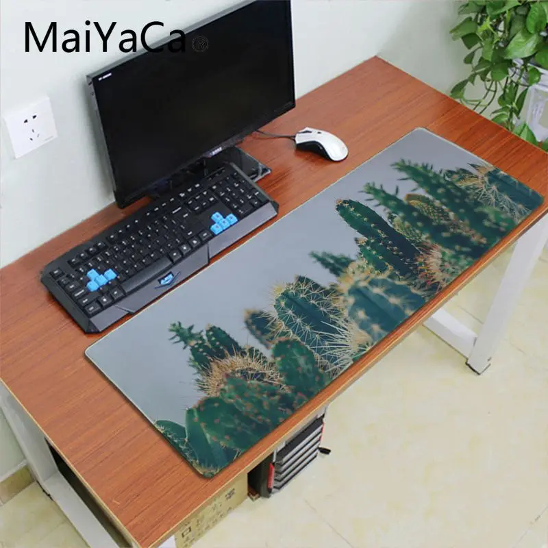 Maiyaca акварельный кактус офисные мыши геймер Коврик для мыши игровой коврик для мыши xl скорость клавиатура Коврик для мыши ноутбук ПК стол коврик