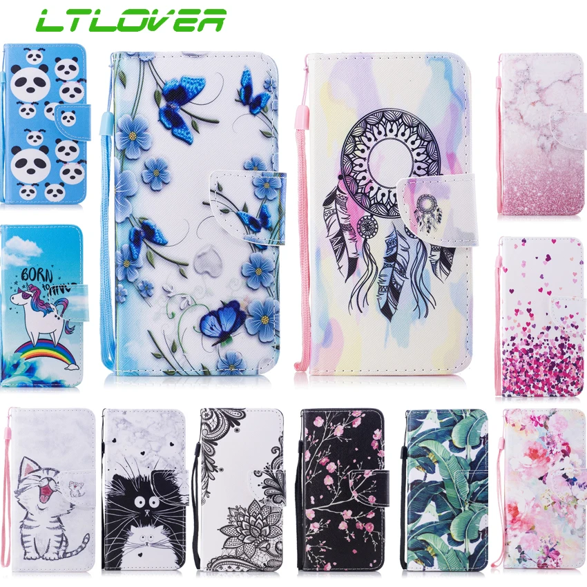 Для iphone х бабочка с рисунком кота Искусственная кожа чехол для телефона apple 5 5S 6 S 7