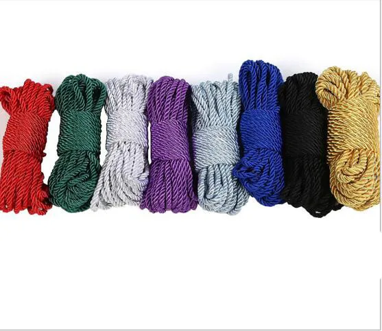 Мягкая хлопковая веревка БДСМ Связывание Шелковый Веревка ограничитель 10 м шнур