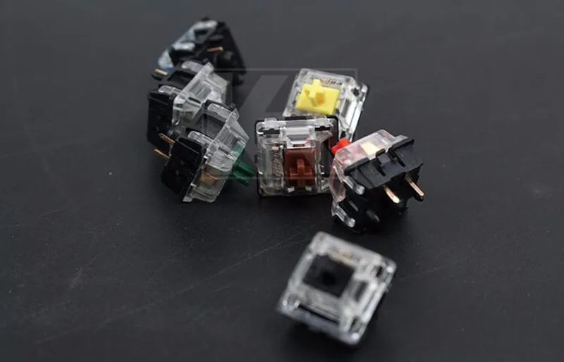Бесплатная доставка механическая клавиатура cherry clone gateron mx switch прозрачный чехол