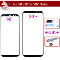 10pcslot for samsung galaxy s8 g950 g950f s8 plus g955 s9 s9 plus note 8 n950f n950 front glass lens touch screen