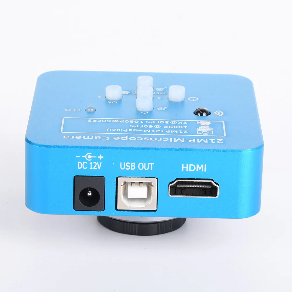 2K 21MP 1080P 60FPS HDMI USB промышленный цифровой видео микроскоп камера mikroskop kamera лупа для телефона PCB THT пайка