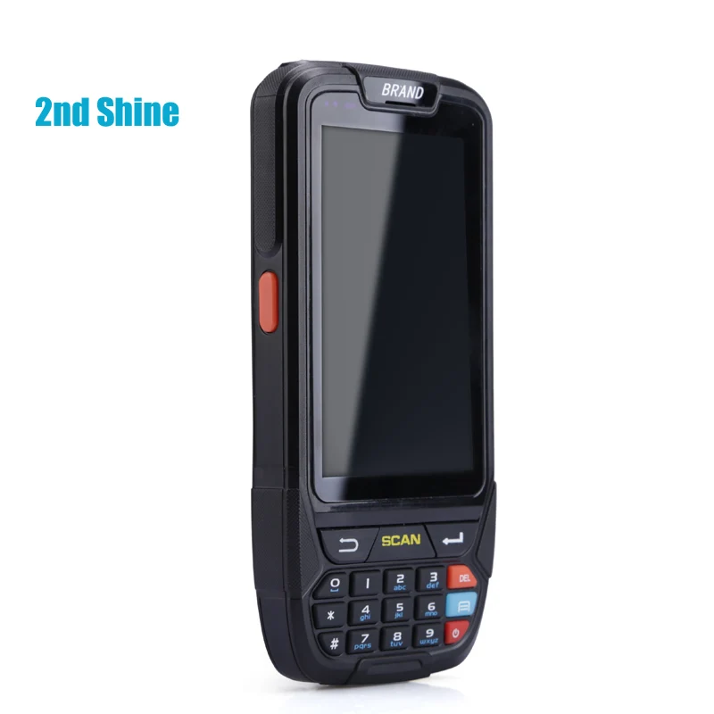 Портативный сканер штрих кода 1D 2D на Android PDA с экраном 4 0 дюйма камерой 8 Мп памятью