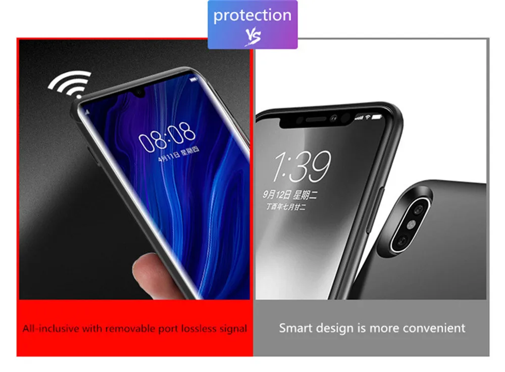 NTSPACE 6800 мАч запасной внешний аккумулятор чехол для huawei P30 зарядное устройство чехол s для huawei P30 Pro внешний аккумулятор чехол