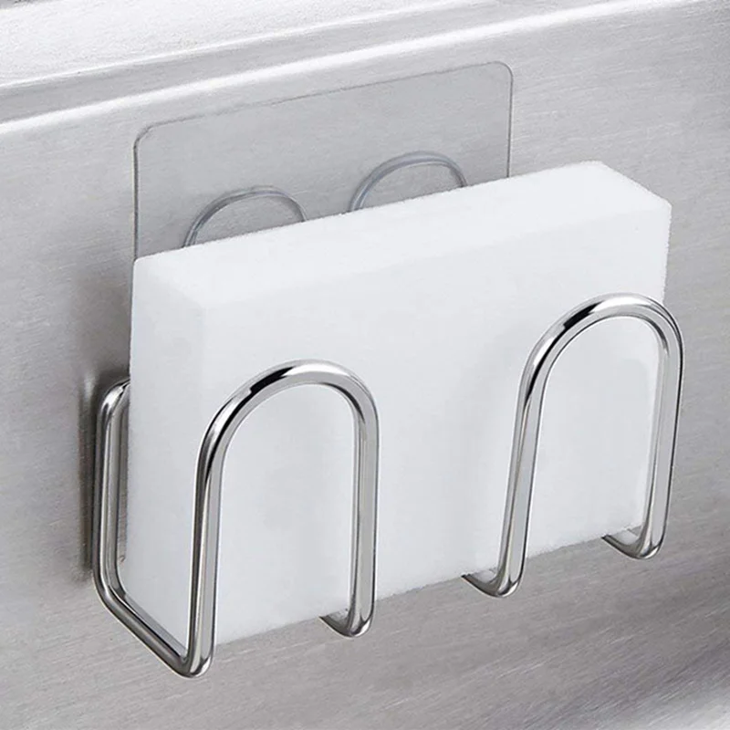 Держатель губок на присоске раковине металлический держатель для полотенец