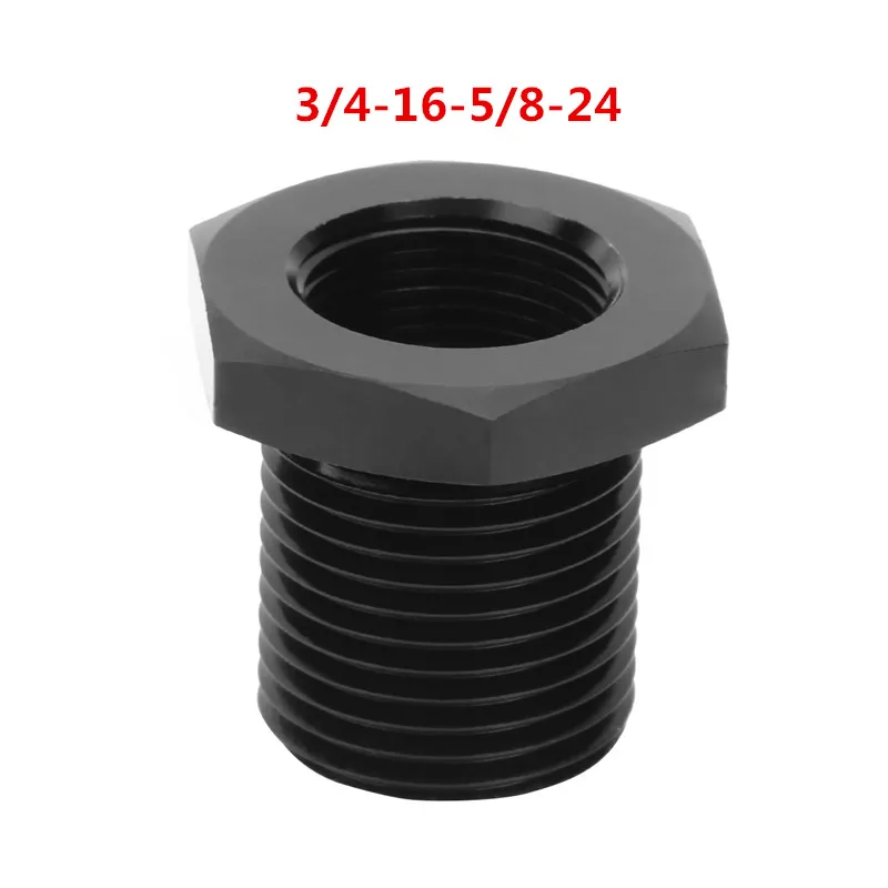 E 13/16-16 3/4-16 3/4NPT до 1/2-28 5/8-24 резьбовой масляный фильтр алюминиевый литой адаптер Универсальный для автозапчастей - Цвет: E