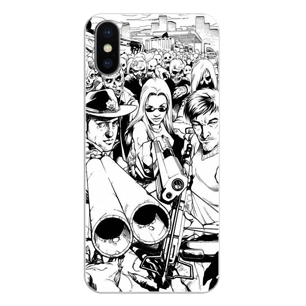 Мягкий чехол Camiseta Negan The Walking Dead TV для Huawei P Smart Y6 P8 P9 P10 Plus Nova P20 Lite Pro Mini 2017 SLA-L02 SLA-L22 2i |