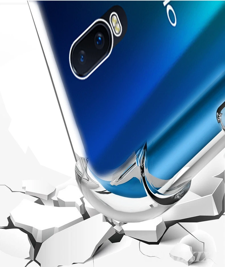 For OPPO R17 R15 F11 F9 Pro F7 F5 F3 AX7 AX5 A7 A5 Case HQ Airbag Shockproof Soft Silicone TPU Back Portective Cover Skin |