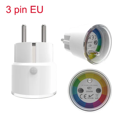 WIFI FR PLUG Coolcam умная розетка Wifi умная розетка ЕС Франция США Великобритания Корея Польша вилка работает с Google Home Mini Alexa IFTTT Smart Life - Цвет: WIFI FR PLUG