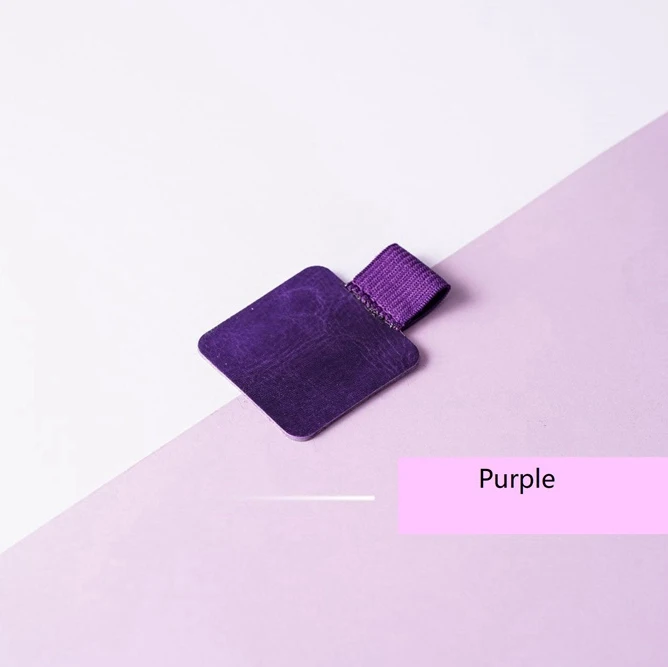 Purple Самоклеющаяся эластичная лента, держатель для ручек, красочные аксессуары для хранения, школьные, офисные, дневники, аксессуары, записная книжка - Цвет: Purple
