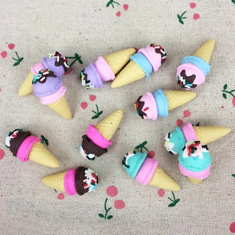 10 шт. смешанных цветов DIY Kawaii глина ручной работы Декор миниатюрный Искусственный