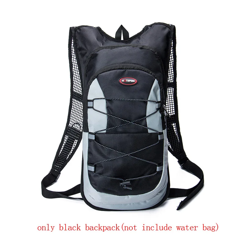 only black bag 12л дышащий рюкзак для велоспорта, MTB Горный рюкзак для езды на велосипеде, походная спортивная сумка для альпинизма, велосипедный рюкзак, без сумки для воды - Цвет: only black bag