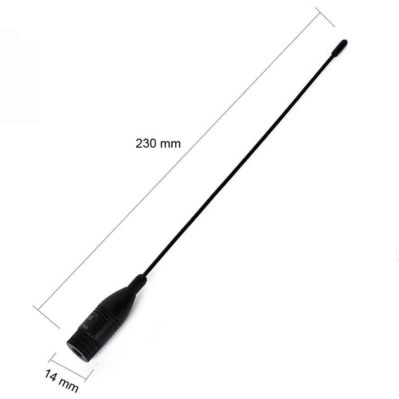 10PCS HYS NA-666 Walkie Talkie SMA-Male Antenna Soft Flexible Dual Band VHF&ampUHF Radio forBaofeng UV-3R UV-100 UV-200 | Мобильные
