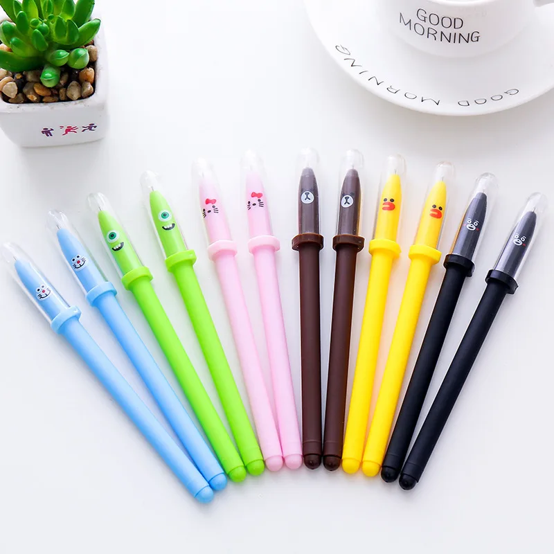 1 шт. новые милые корейские одноглазые креативные гелевые ручки с животными