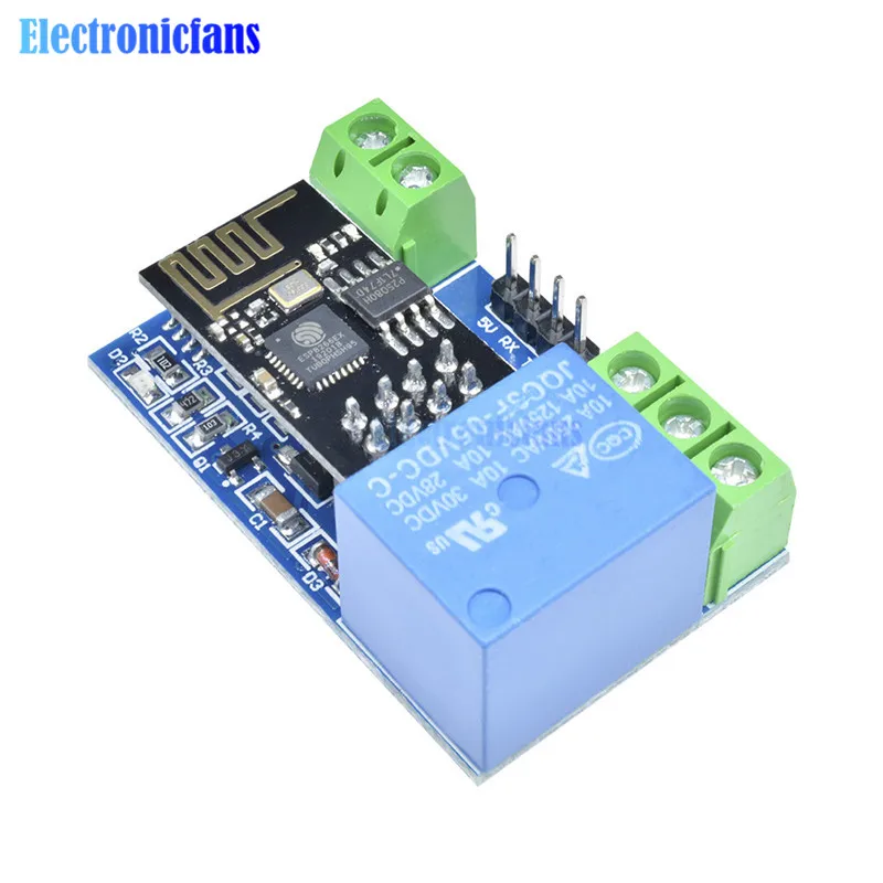 Релейный модуль ESP8266 5 В Wi-Fi для умного дома с дистанционным управлением телефона