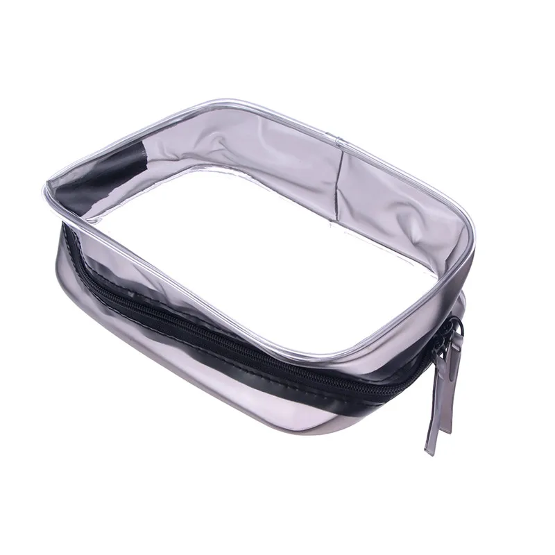 Путешествия Пластик косметички Для женщин прозрачные молнии организатор ванна