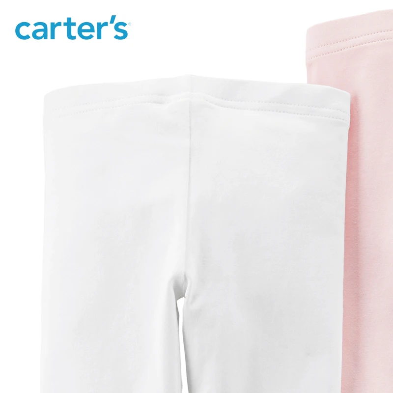 Carter's 2-Pack baby children kids clothing Girl Spring summer cotton Bow Leggings 258G828/278G832 | Мать и ребенок