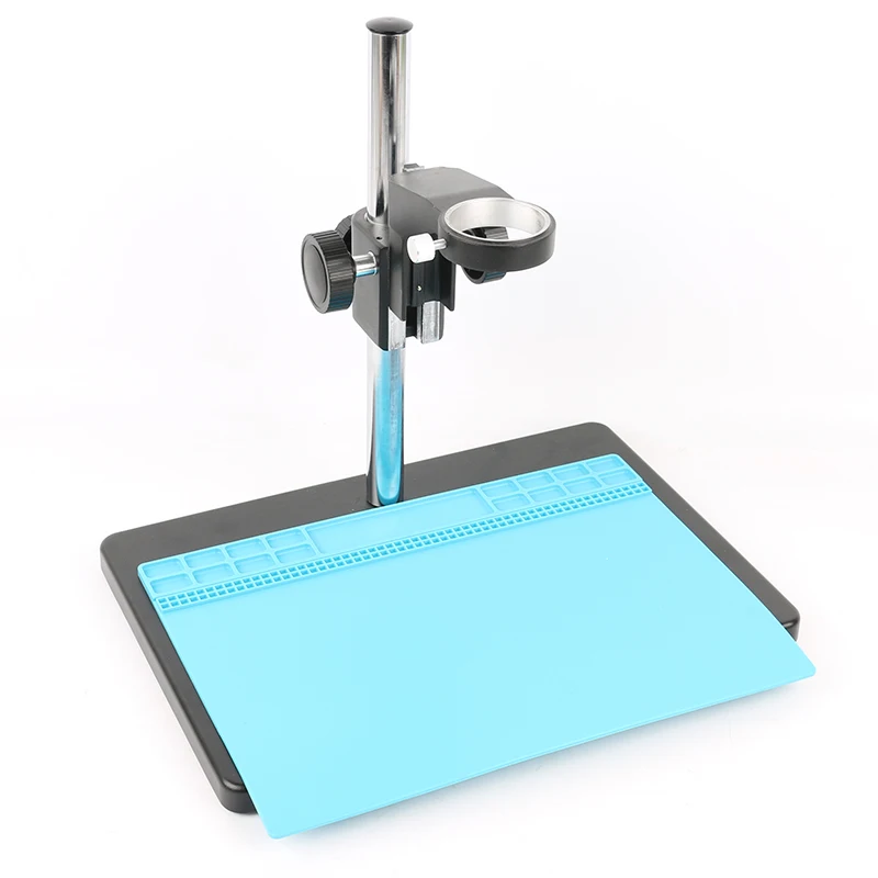 

Industrial Microscope Adjustable Working Table Stand 50mm Diameter Adjustable Bracket Holder For Lab Industry Microscope Camera