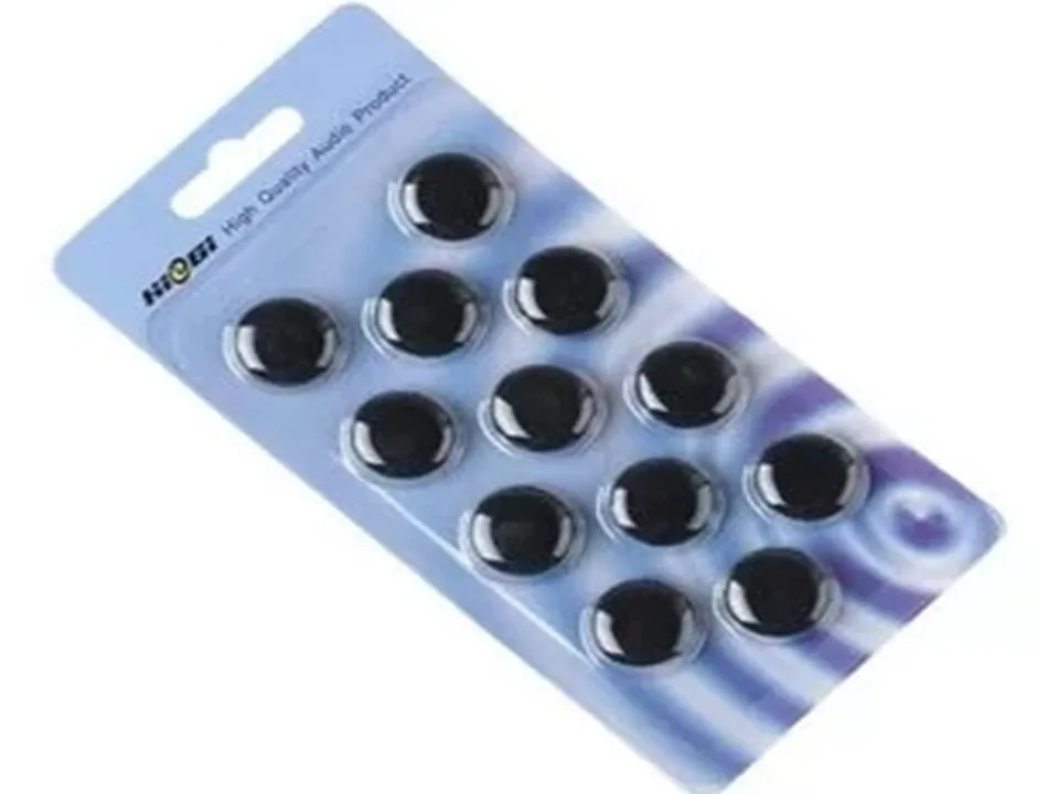 Высококачественные черные однотонные подушки из пены HG для наушников вкладышей