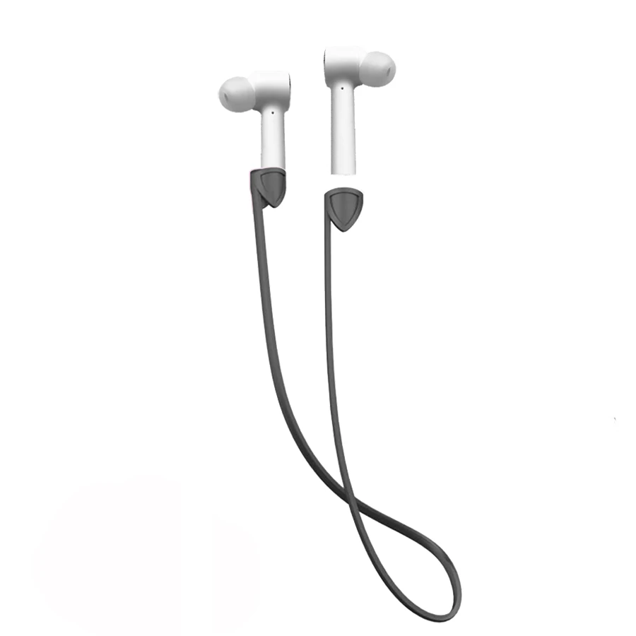 Силиконовый ремешок Airdots Pro с защитой от потери шнур петлей для Xiaomi Air TWS гарнитура