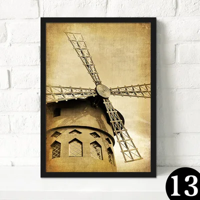 Ретро Ностальгия декоративная картина гостиная росписи картины для кафе бар