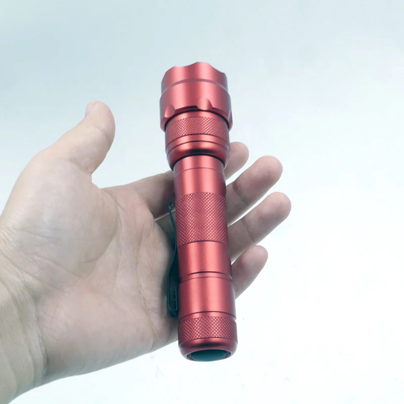 Красный 502B Cree XM-L2 U3 светодиодный Алюминий фонарик факел свет лампы Мощность 1x18650 Батарея