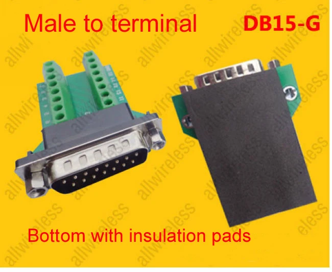DB15 штыревые сигналы 15 штыревых портов Breakout Board клеммные адаптеры|breakout board|male maleboard