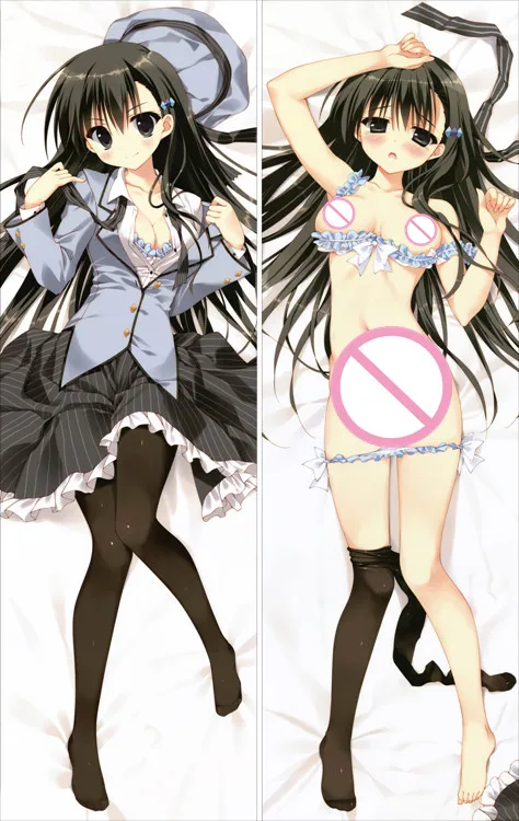 MMF galgame Kanojo no Seiiki sexy Akiyoshi Fuyuka & Nase Yukana наволочка Imouto Dakimakura наволочка|Наволочка| |