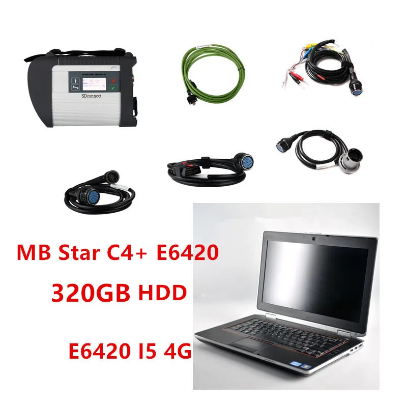 Для MB Star C4 SD Connect + E6420 HDD Diagnosis c4 X entry Diagnostics Compact 4 мультиплексор для diagram Win 7 2019|c4