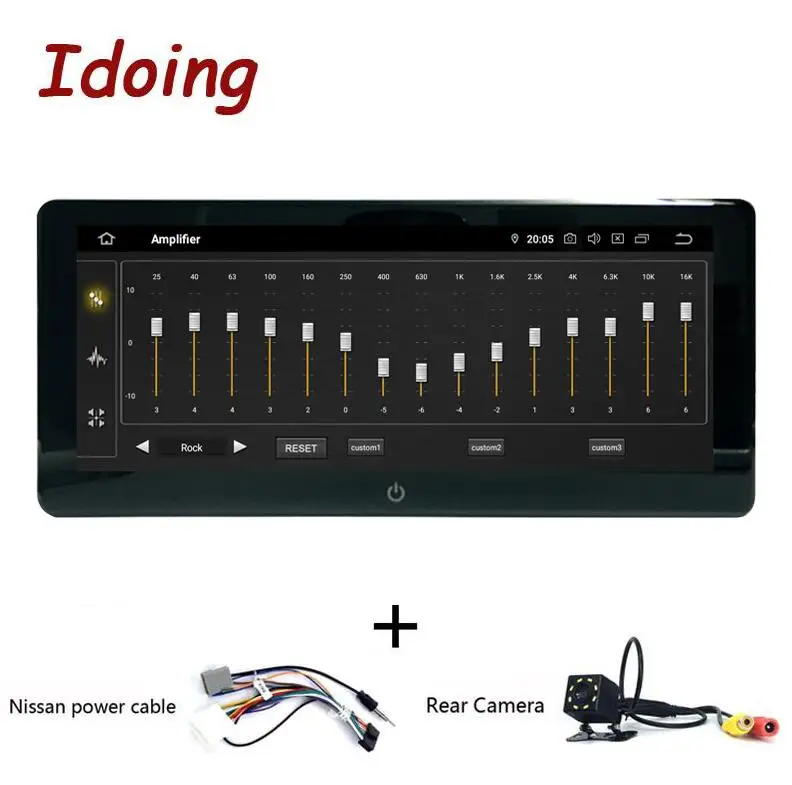 nissan and camera Idoing 2Din 10,2" PX5 4G+ 64G Android 9,0 8 ядерный для универсального автомобиля gps DSP радио плеер 2.5D ips навигация Мультимедиа Bluetooth - Цвет: nissan and camera