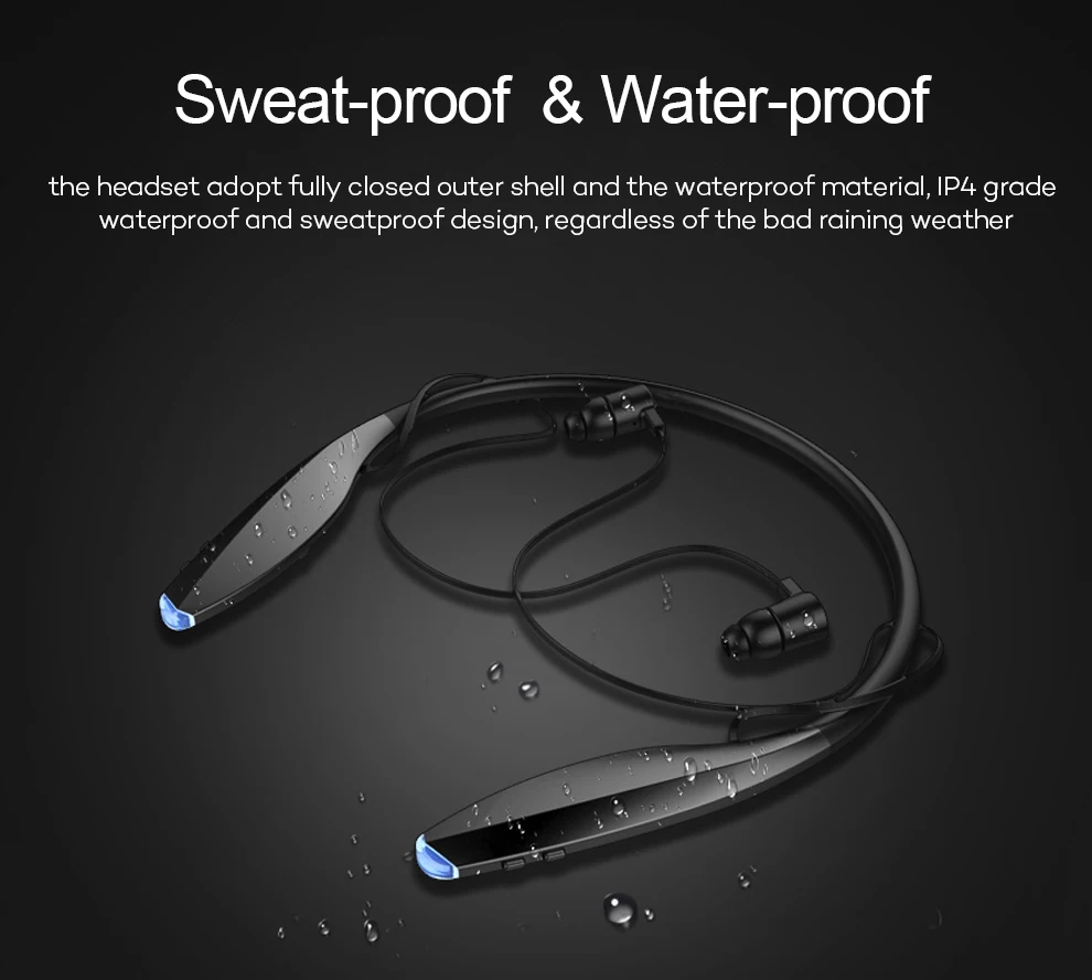 ZEALOT H7 водонепроницаемый Hi-Fi стерео Bluetooth наушники фитнес беспроводная гарнитура APT-X с микрофоном