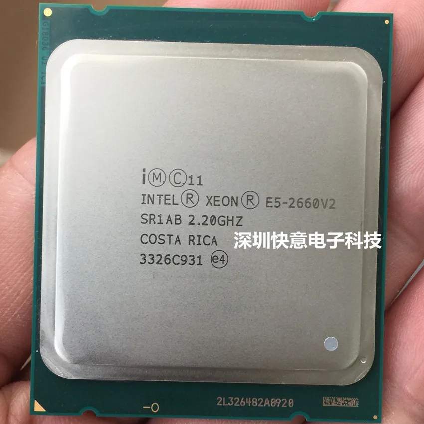 Процессор Intel Xeon E5 2660 V2 LGA2011 ЦП десять ядер процессор 2660V2 SR1AB Настольный ЦП|intel xeon