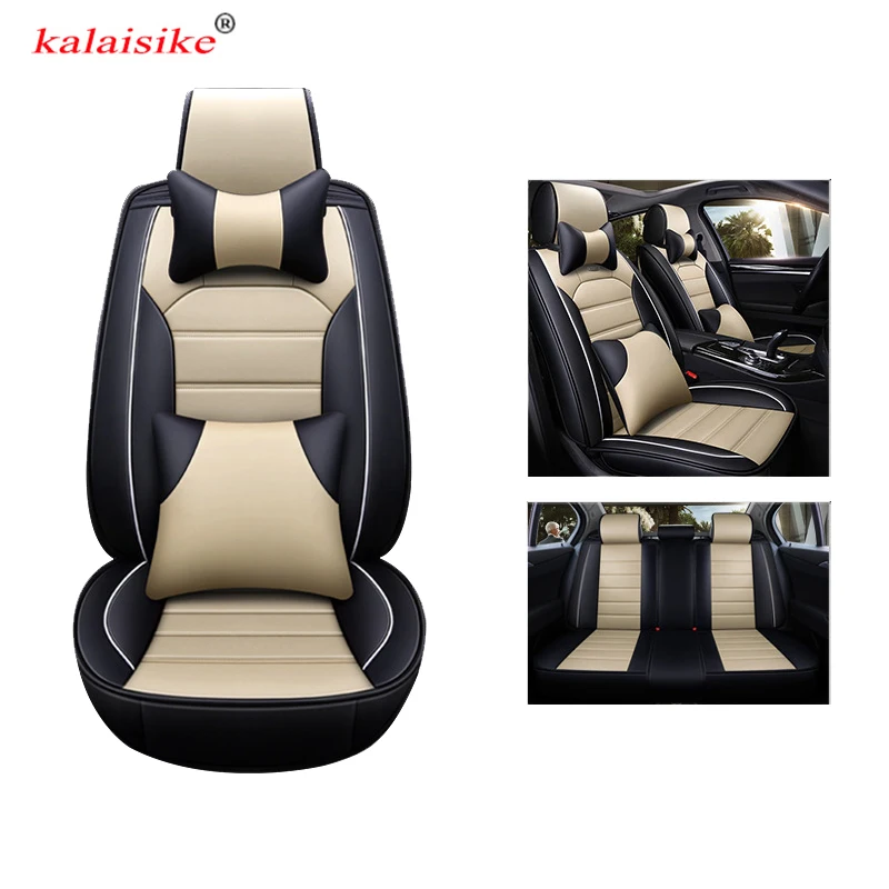 Чехлы kalaisike для автомобильных сидений кожаные универсальные чехлы Citroen все