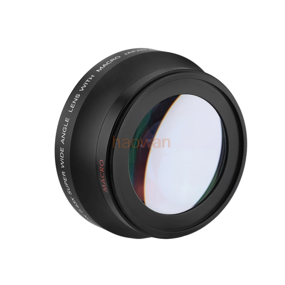 72 мм 0.43X широкоугольный конверсионный макрообъектив для canon nikon pentax Sony HDR FX1 HVR
