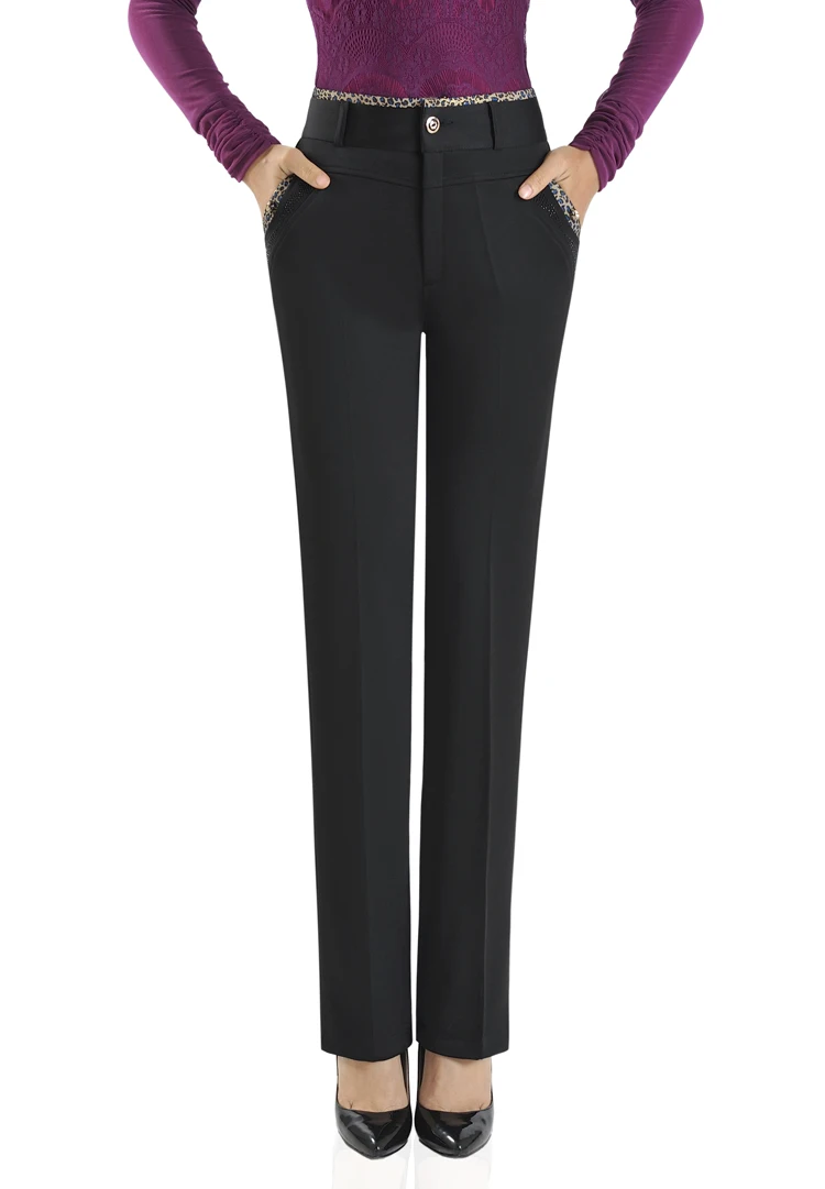 Новое поступление высокая талия черный коричневого цвета хаки свободного покроя