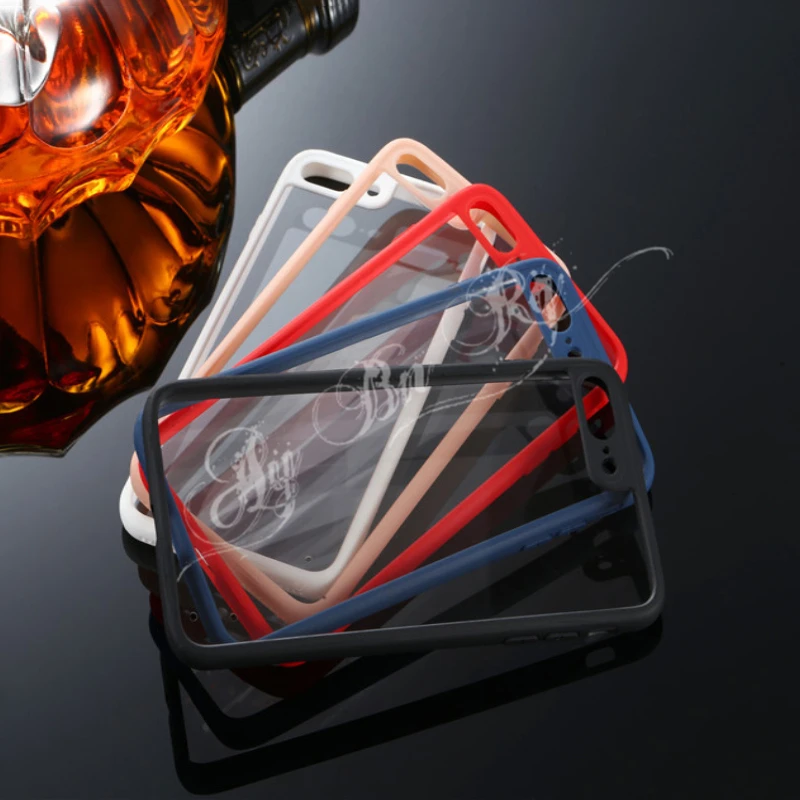 Ультратонкий Тонкий мягкий чехол для iphone Xs Max, XR, X, 7, 6, 6 S, 8 Plus, 5, 5S, SE, прозрачная задняя крышка из поликарбоната, матовый чехол-бампер из ТПУ