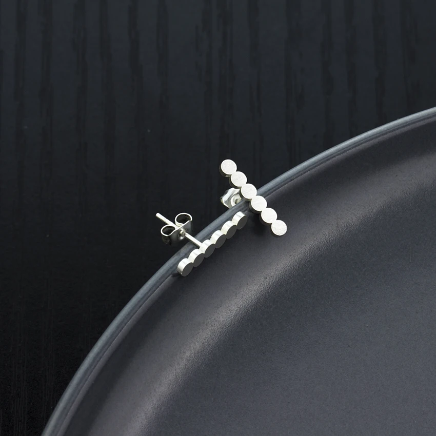 V-образные Винтажные Ювелирные изделия Золотые серьги-гвоздики из нержавеющей