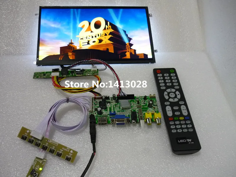 

HDMI+AV+VGA+audio+USB can play the video LCD Driver Controller Board Kit for Panel LD101WH2(SL)(02) LCD Panel Drive control suit