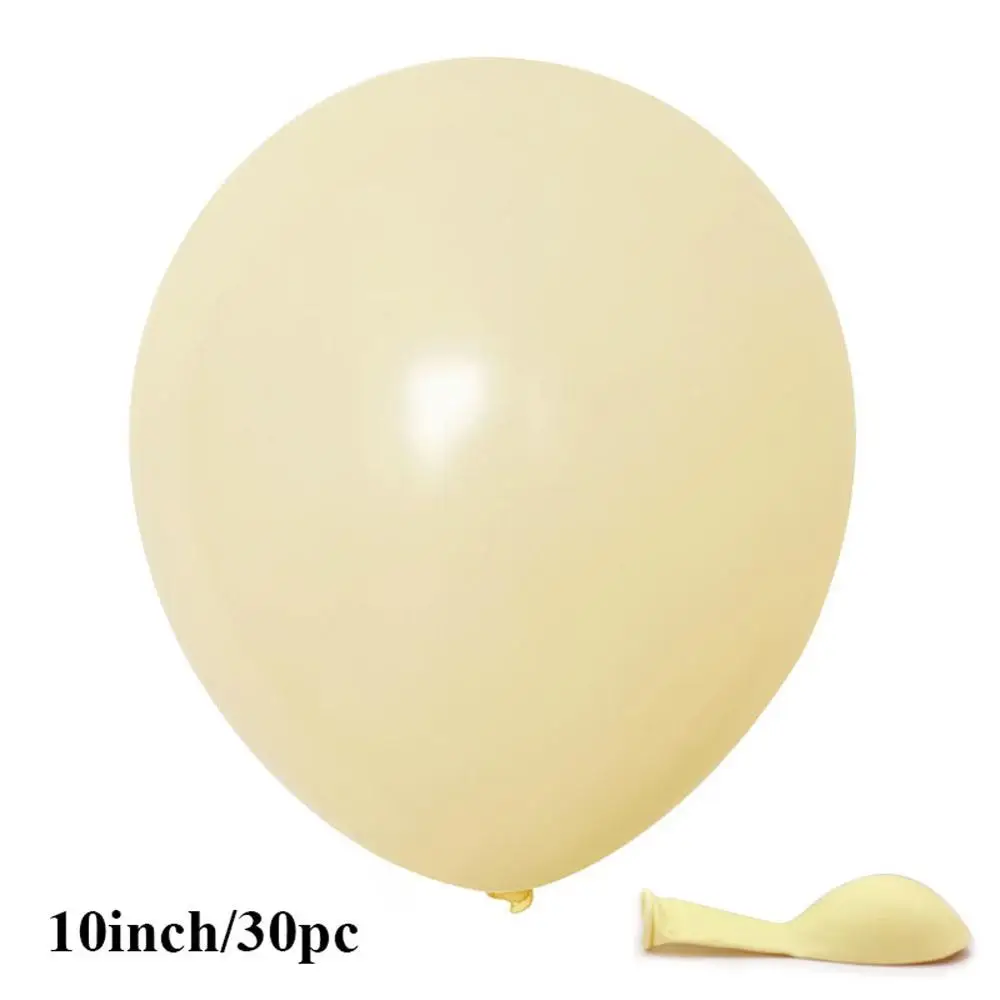 yellow 10inch 30 шт. макароны шары из латекса балони День рождения воздушные шарики в виде леденцов День Рождения украшения девочка мальчик ребенок душ свадьба Golobos - Цвет: yellow 10inch