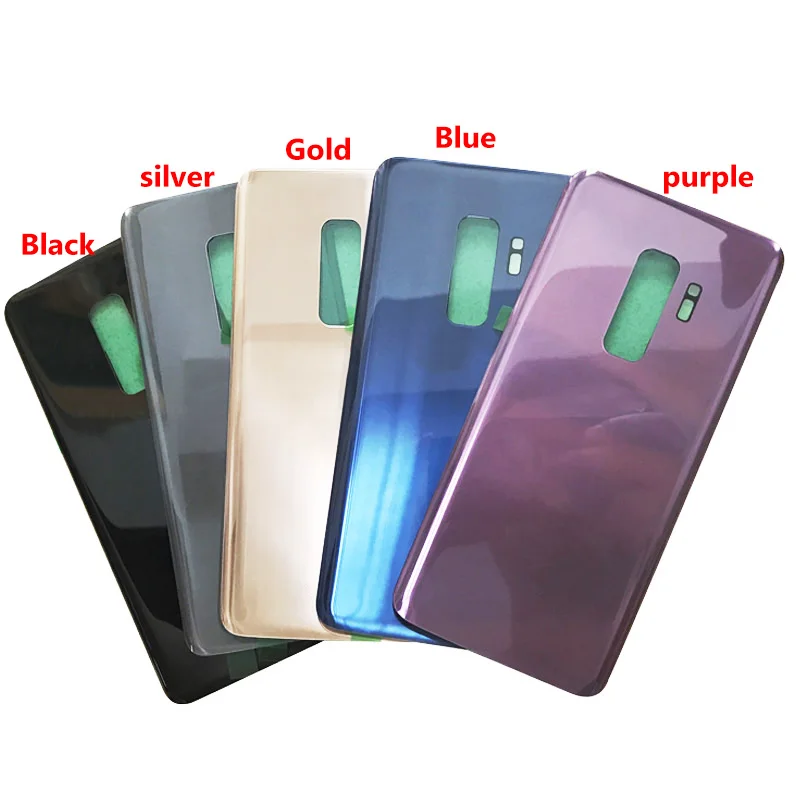 Крышка батарейного отсека для SAMSUNG GALAXY S9 G960 G960F Задняя стеклянная крышка + S9P PLus G965