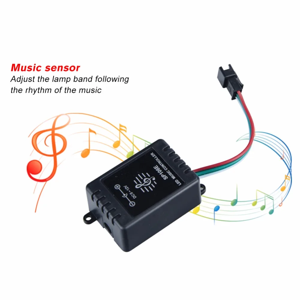 9 клавишный светодиодный музыкальный ИК пульт дистанционного управления SP106E DC 5в