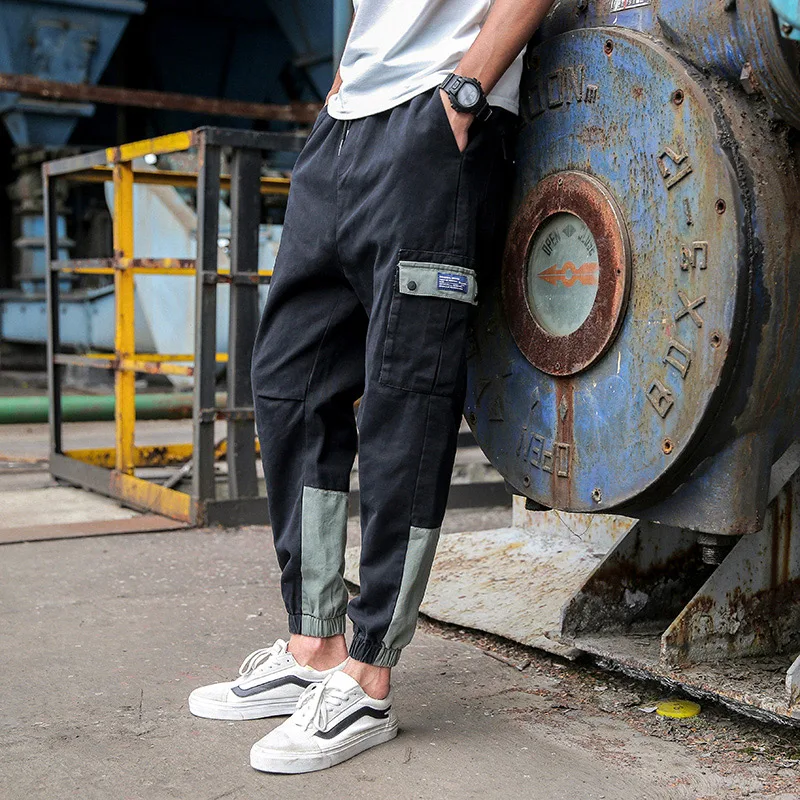 Мужские брюки карго в военном стиле сезон осень весна для бега хип хоп уличная