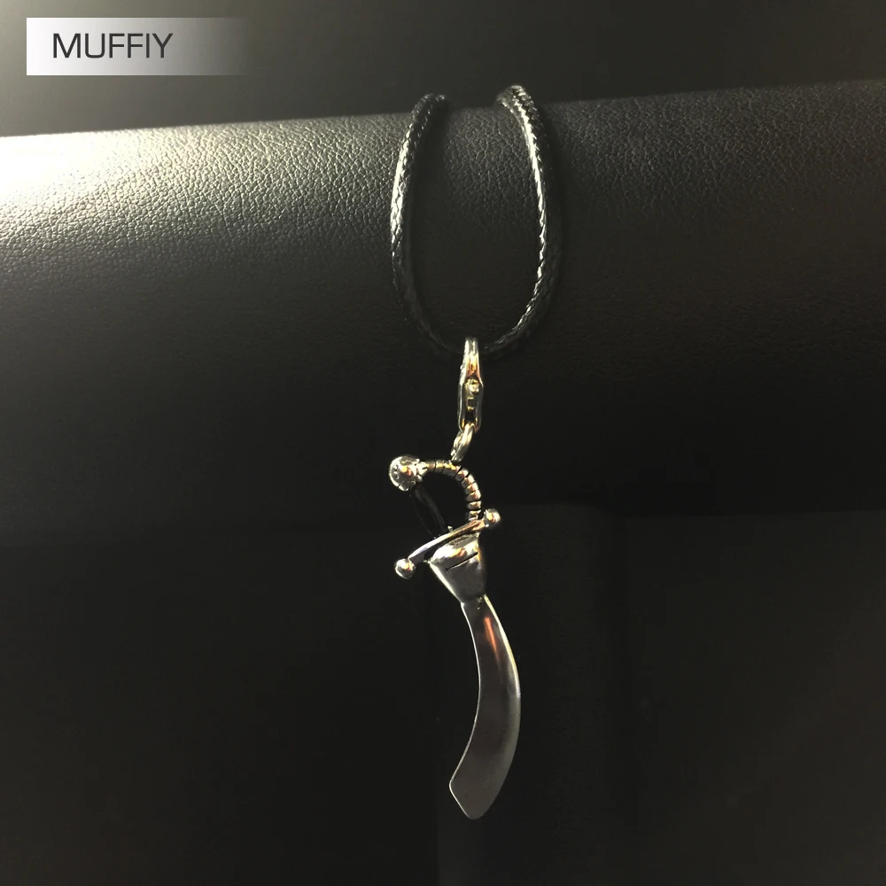 Модная подвеска из серебра 925 пробы в виде пиратского мачете хорошее ювелирное