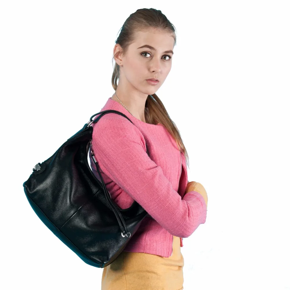 AODUX женские мягкие натуральная кожа сумки на плечо OL Стиль Сумка дизайнерская