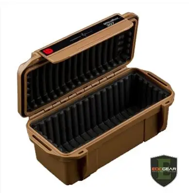 With cushi Sand colo E1170/1 высокое качество водонепроницаемый противоударный корпус герметичный чехол оборудование портативный сухой контейнер для хранения EDC - Цвет: With cushi Sand colo