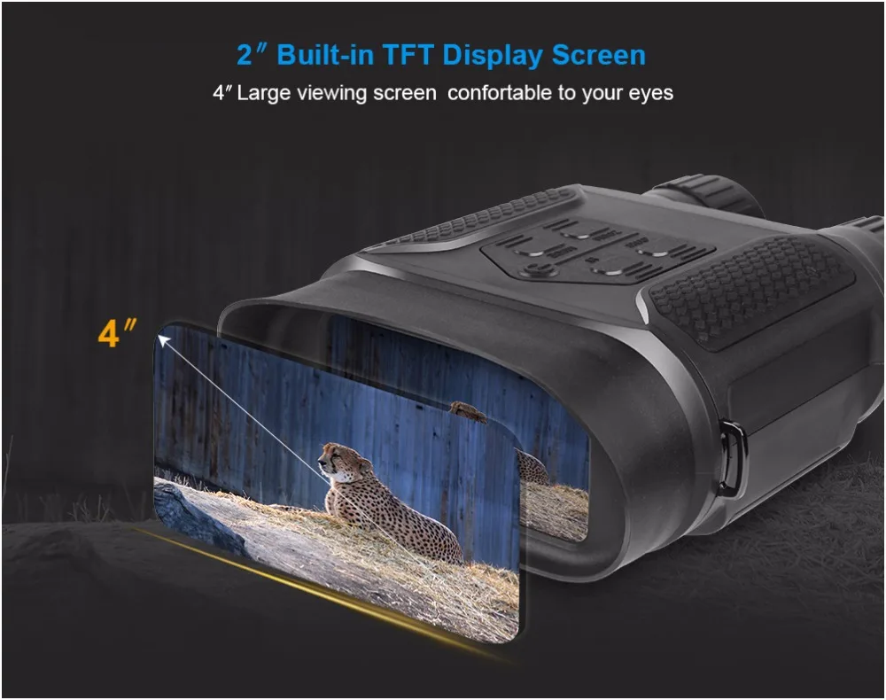 ZIYOUHU 7x31 портативное цифровое устройство ночного видения для охоты инфракрасная камера 400 м/футов просмотр в темноте и запись
